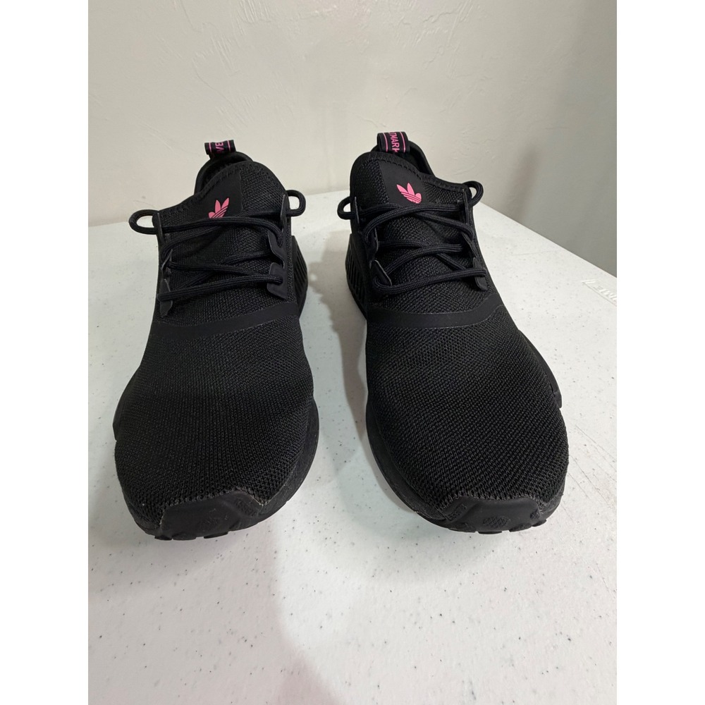 Adidas NMD R1 Womens Sneakers Core Black Pink Lifestyle Running Shoes Size 8